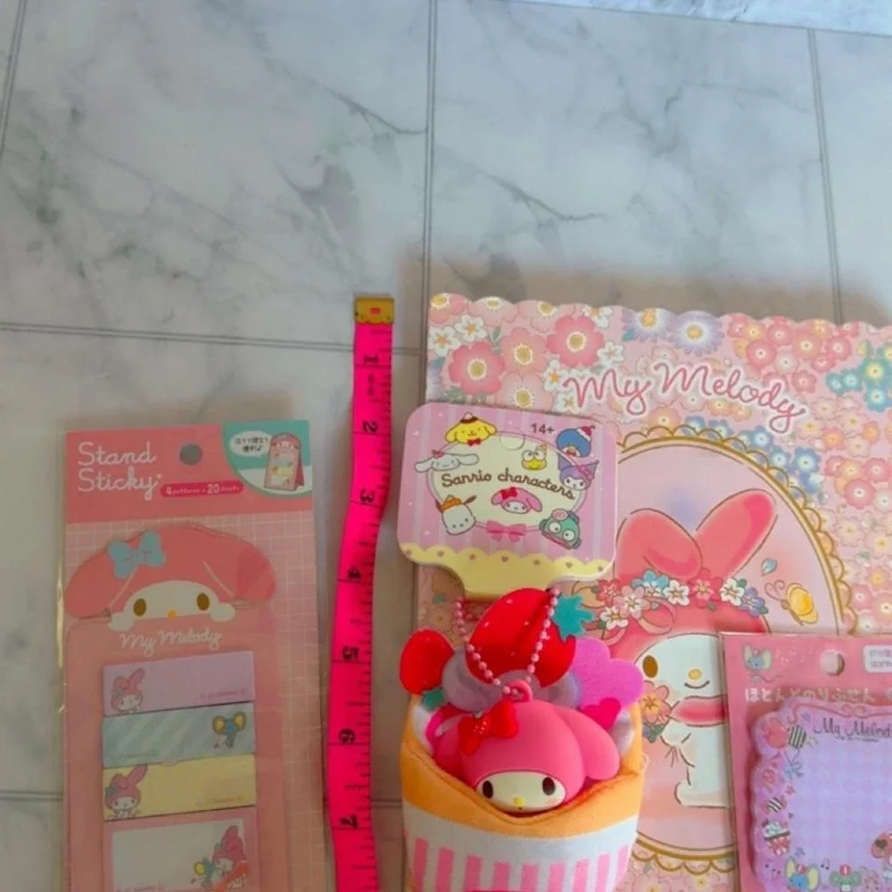Y2K COQUETTE SANRIO MY MELODY PAPER NOTEPAD BUNDLE NEW